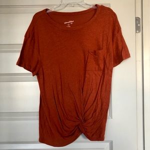 Burnt Orange Short Sleeve Tee